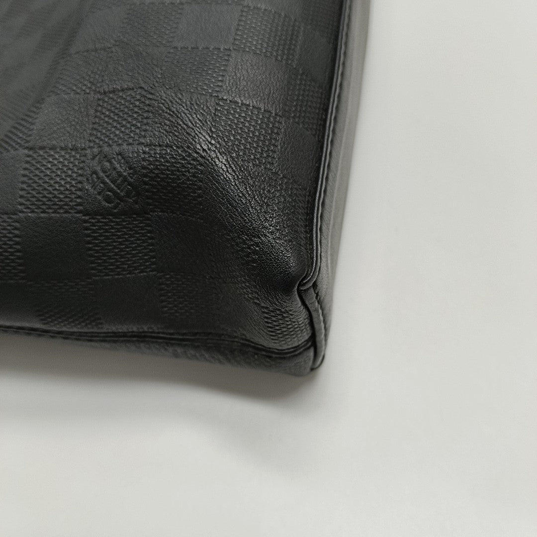 PORTE-DOCUMENTS Damier Graphite Calfskin Black