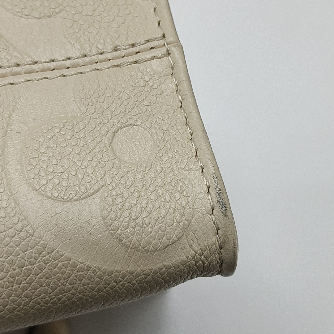 ONTHEGO PM Monogram Calfskin Beige