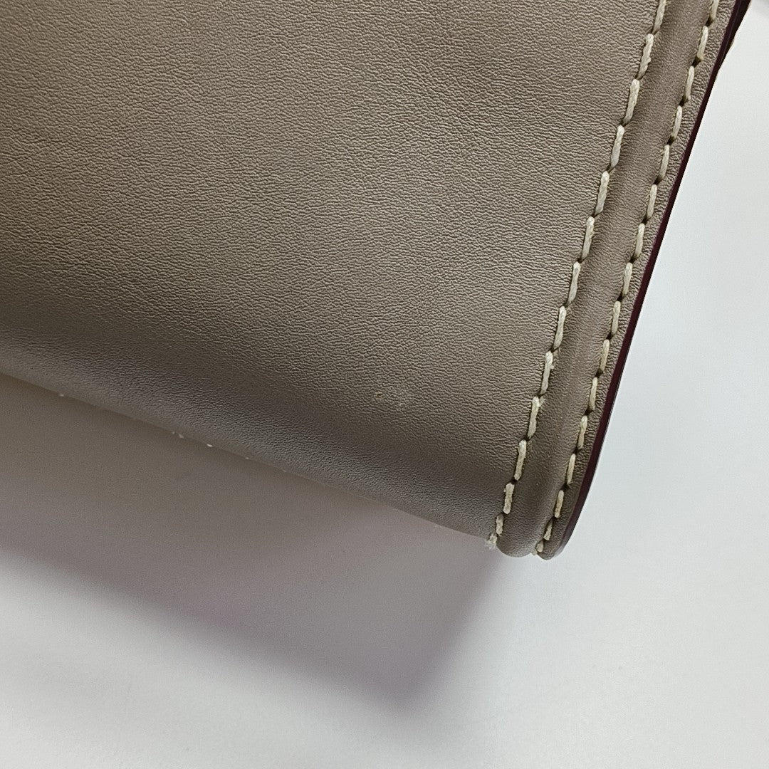Calfskin Shoulder Bag Gray