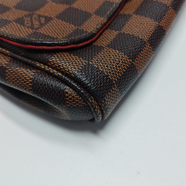 FAVORITE PM Damier Ebene Coated Canvas Brown