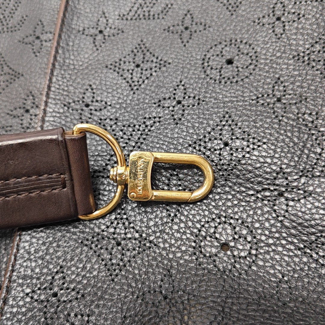 SELENE Monogram Calfskin Black