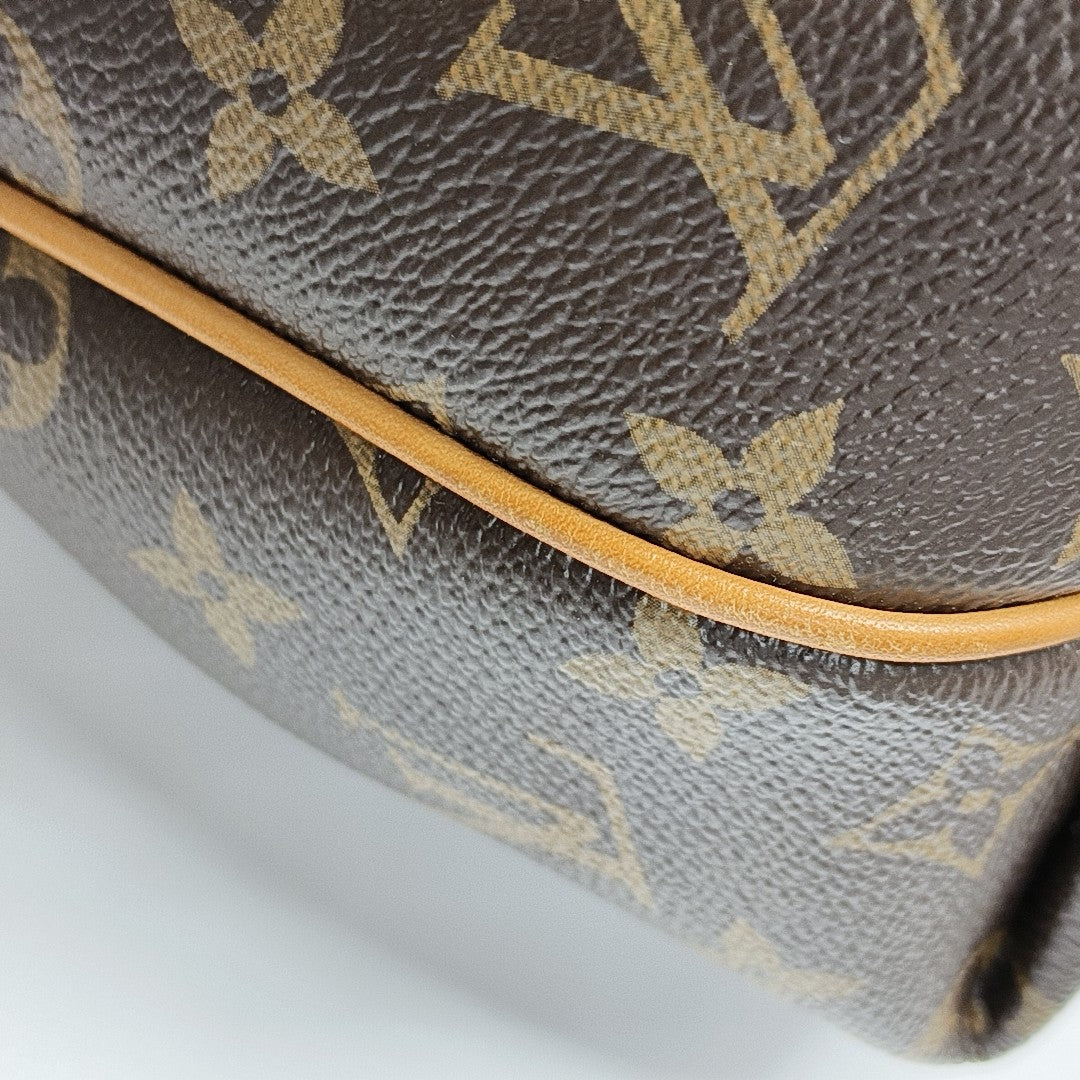 TURENNE Monogram Coated Canvas Brown