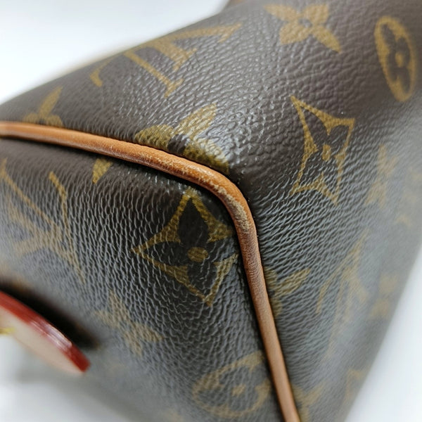SPEEDY 20 Monogram Coated Canvas Brown