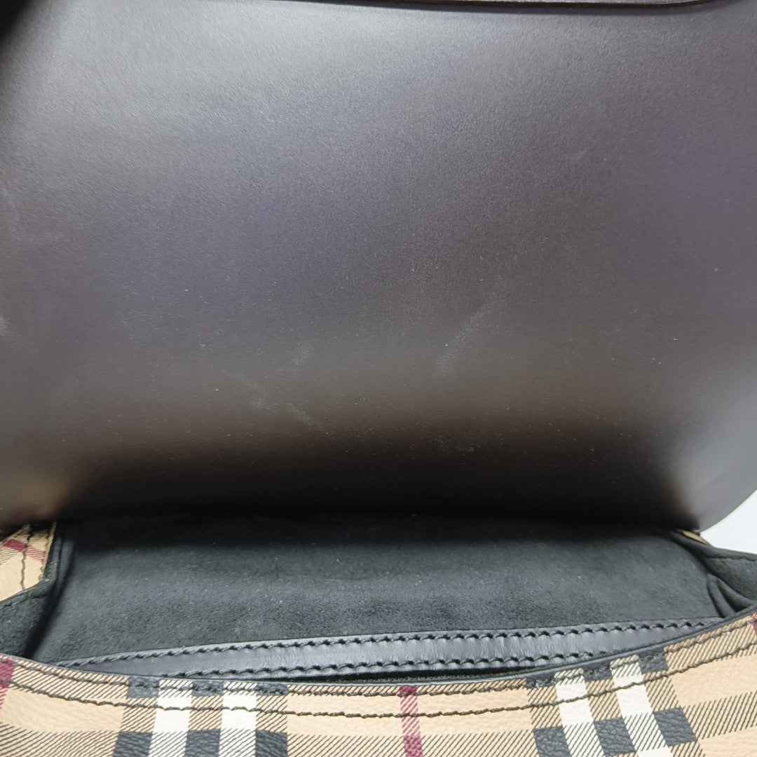 Calfskin Shoulder Bag Brown