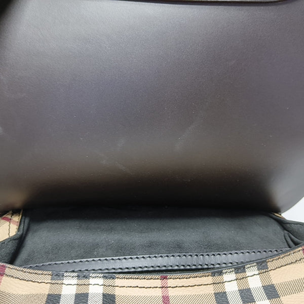 Calfskin Shoulder Bag Brown
