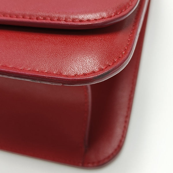 Vara Quilted Patent Leather Red