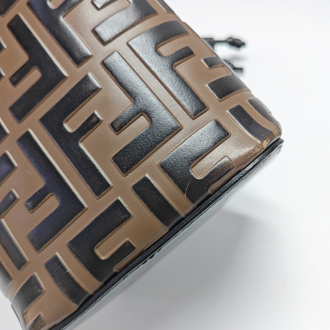 Mon Tresor Mini Monogram Calfskin Brown
