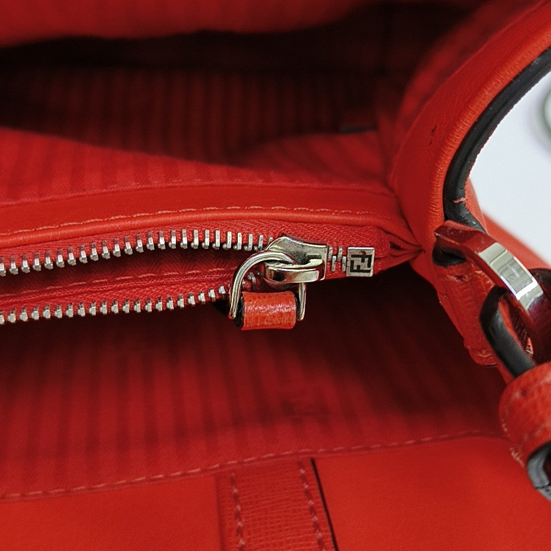 2 Jours Small Calfskin Red