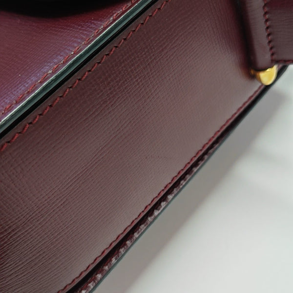 Calfskin Shoulder Bag Red