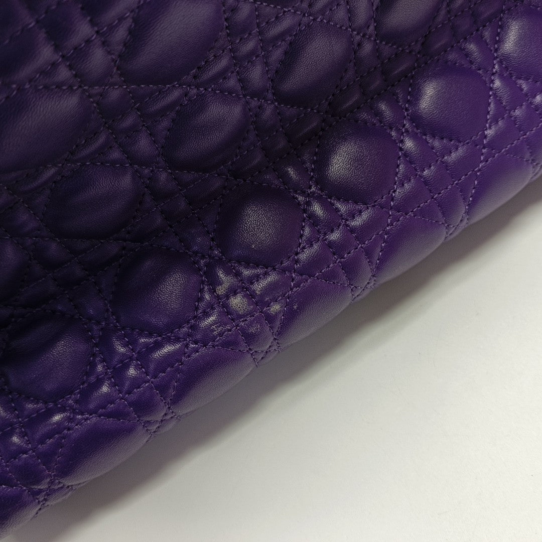 Dior Soft Cannage Calfskin Purple
