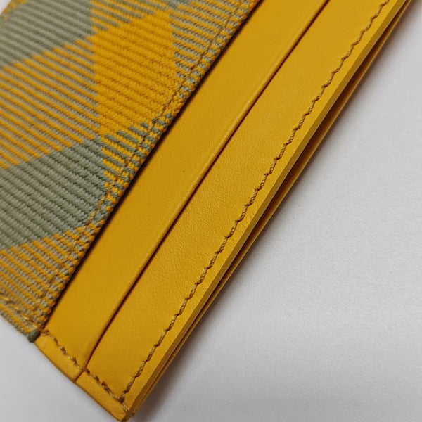 Canvas Card Holder Yellow