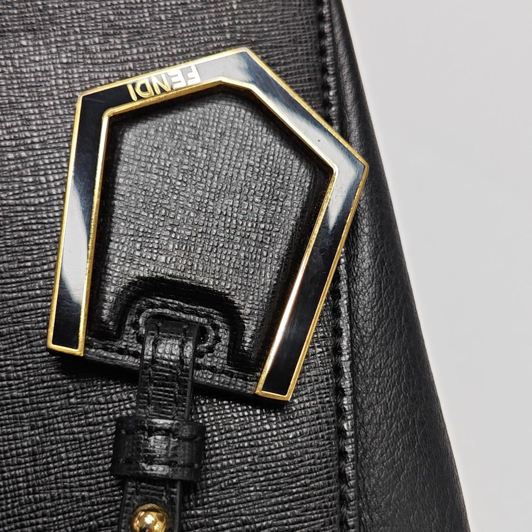 2 Jours Small Calfskin Black