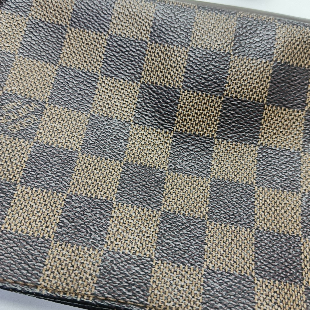 ACCESSOIRES Damier Ebene Coated Canvas Brown
