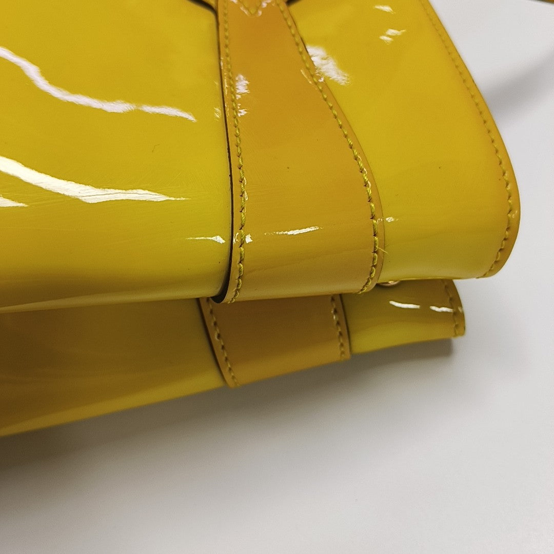 Bright Bit Patent Leather Yellow