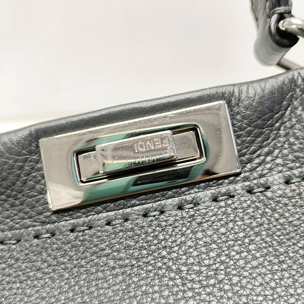 Authenticated pre-owned  Peekaboo Medium Calfskin Gray - Tote Bag at Looply