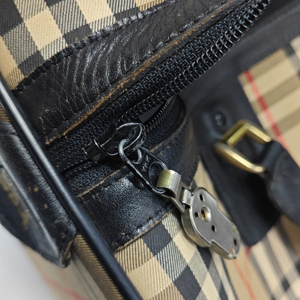 Canvas Top Handle Bag Beige