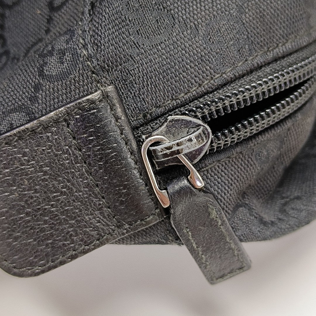 Monogram Canvas Top Handle Bag Black