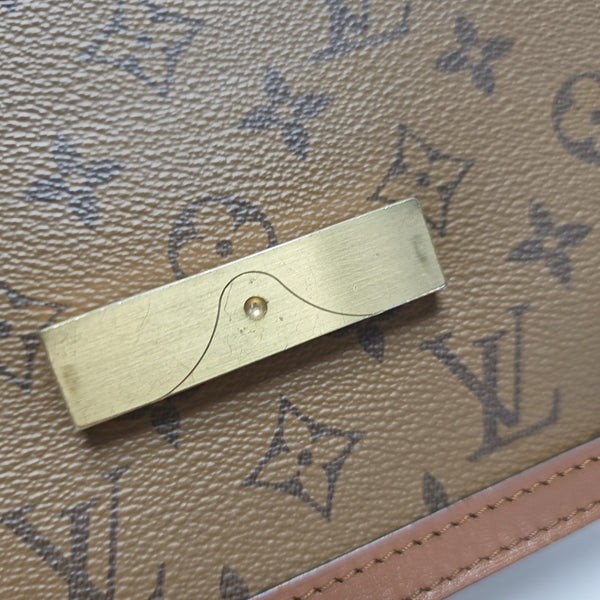 DAUPHINE MM Monogram Coated Canvas Brown