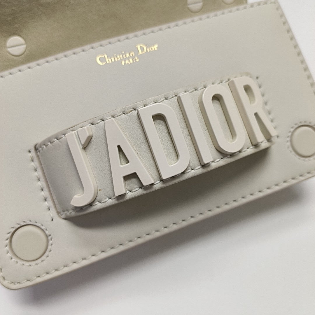 J'adior Calfskin White