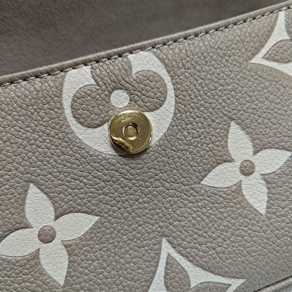 IVY Monogram Calfskin Gray