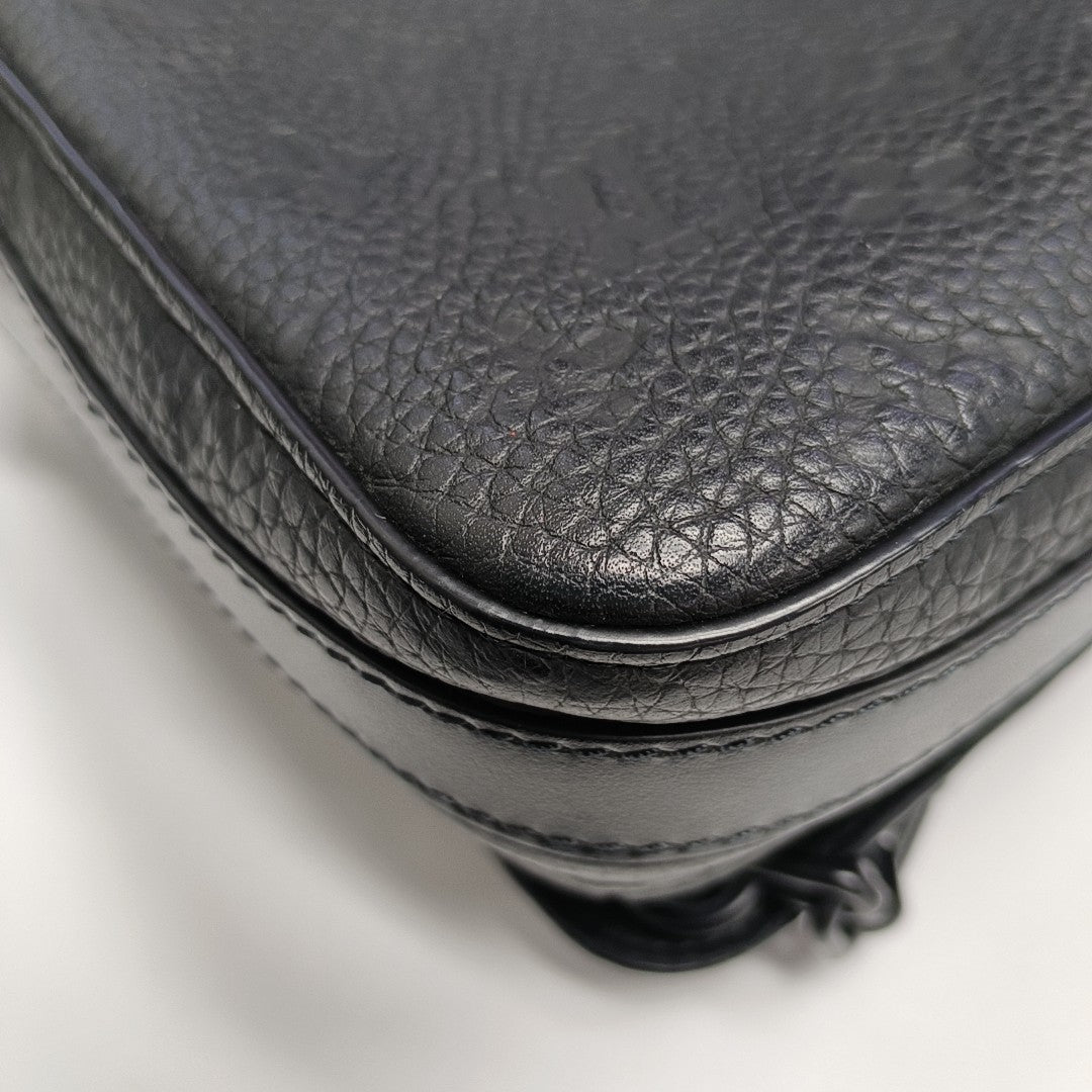 STEAMER Monogram Calfskin Black