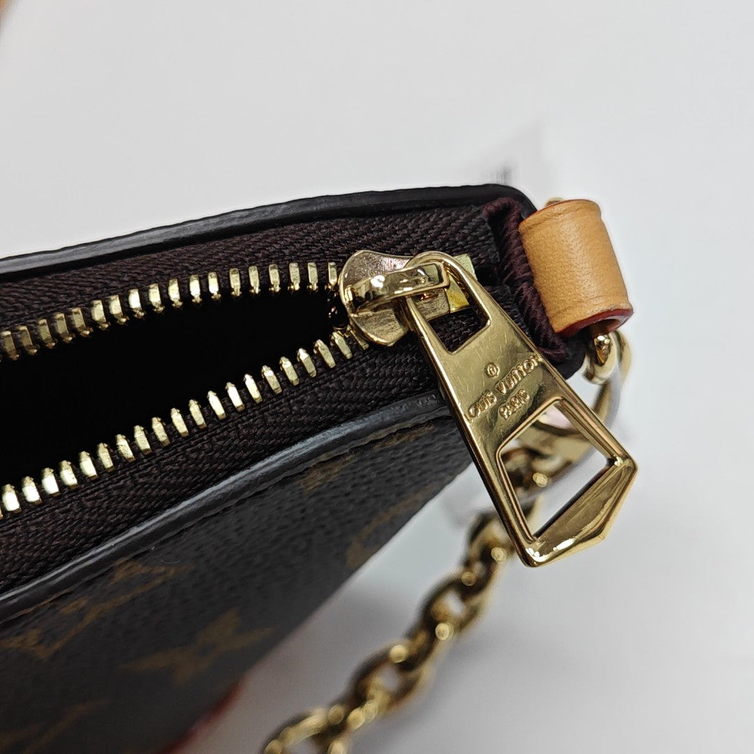 BOULOGNE Nano Monogram Coated Canvas Brown
