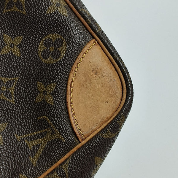 DANUBE Monogram Coated Canvas Brown