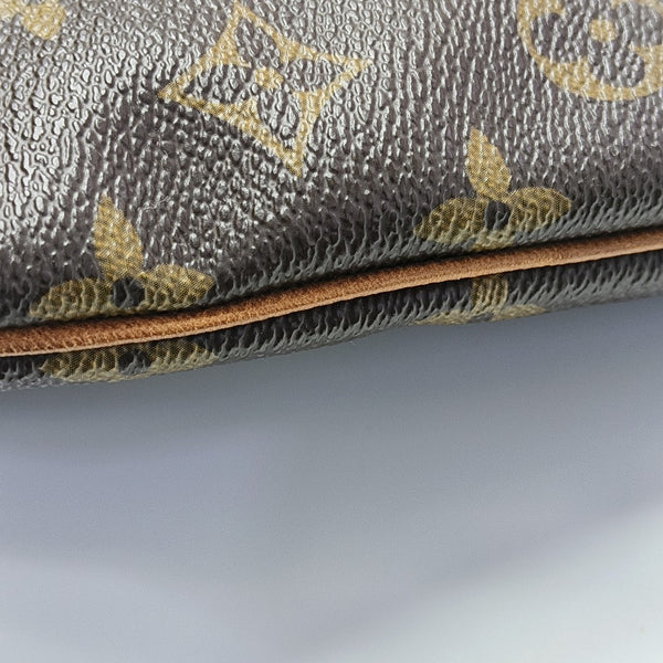 PALERMO PM Monogram Coated Canvas Brown