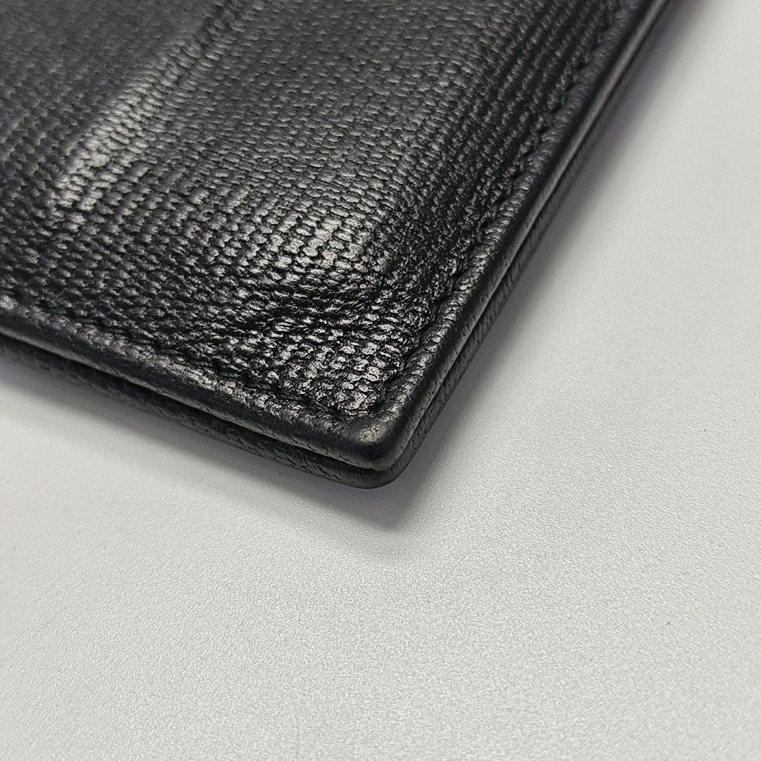 Calfskin Card Holder Black
