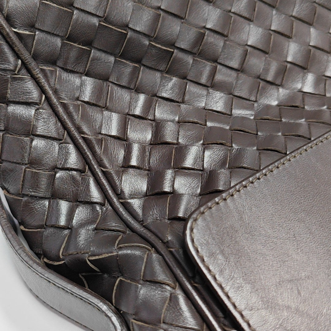 Calfskin Shoulder Bag Brown