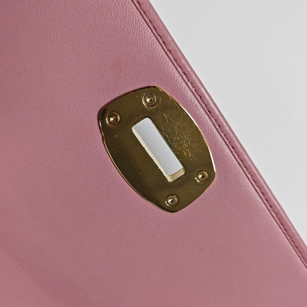 Crystal Mini Lambskin Pink