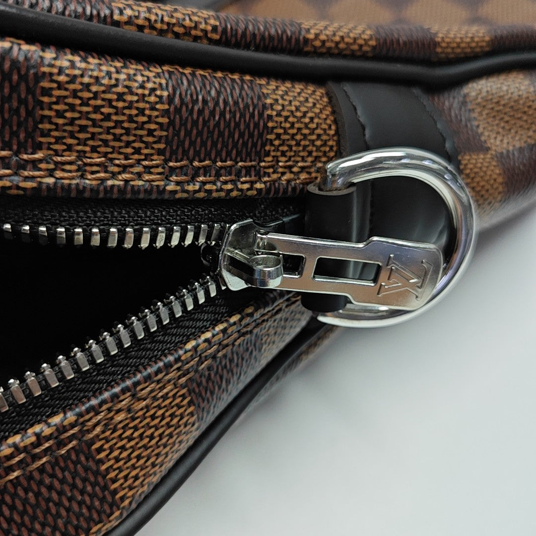 PORTE-DOCUMENTS PM Damier Ebene Coated Canvas Brown