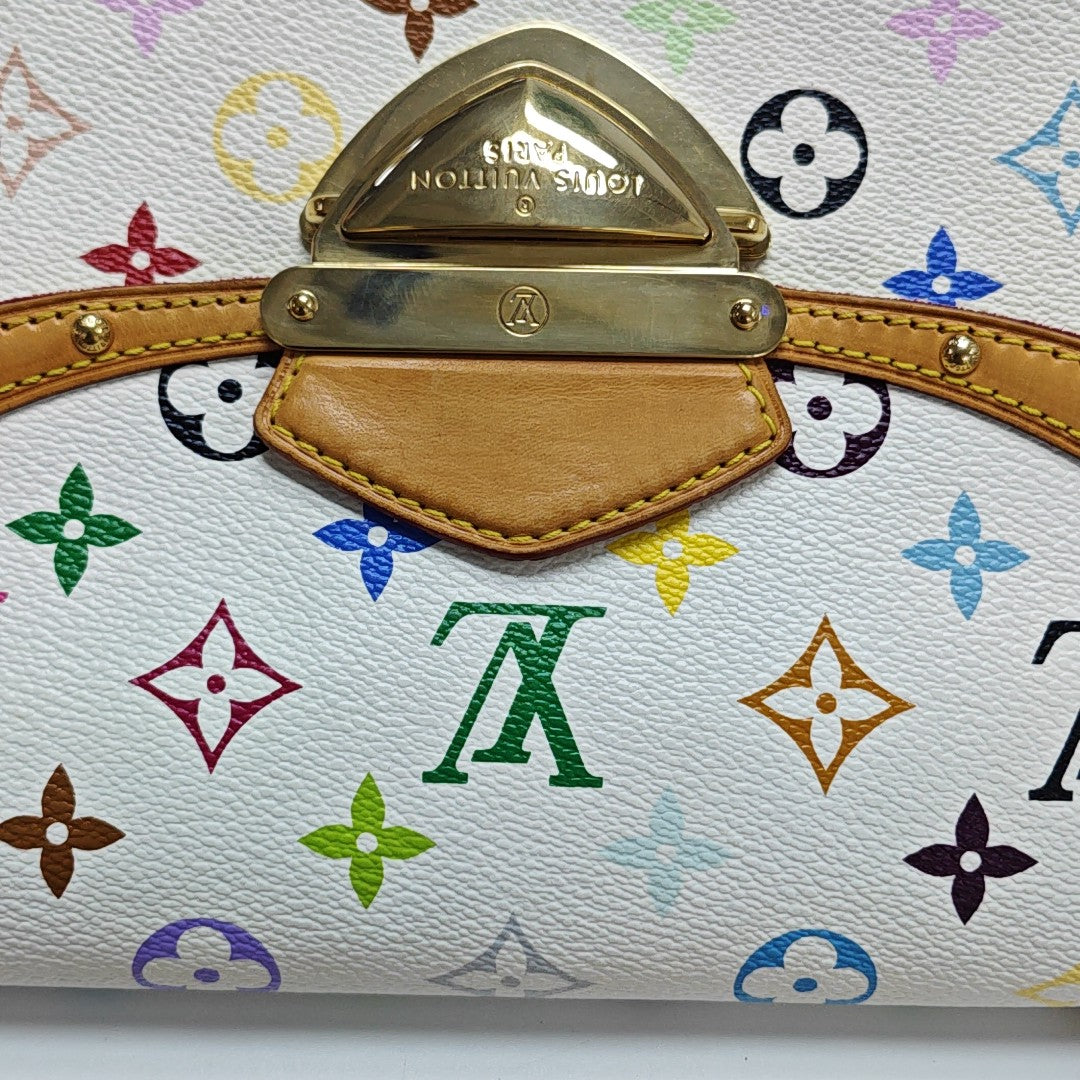 LV × TM BEVERLY MM Monogram Coated Canvas White