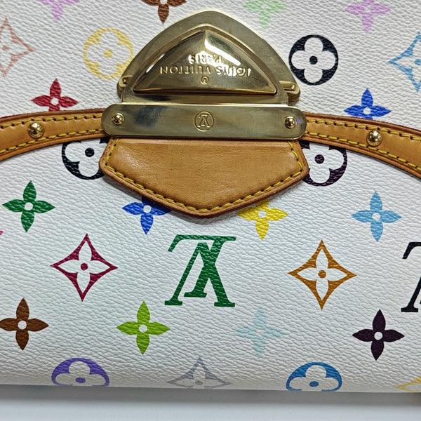 LV × TM BEVERLY MM Monogram Coated Canvas White