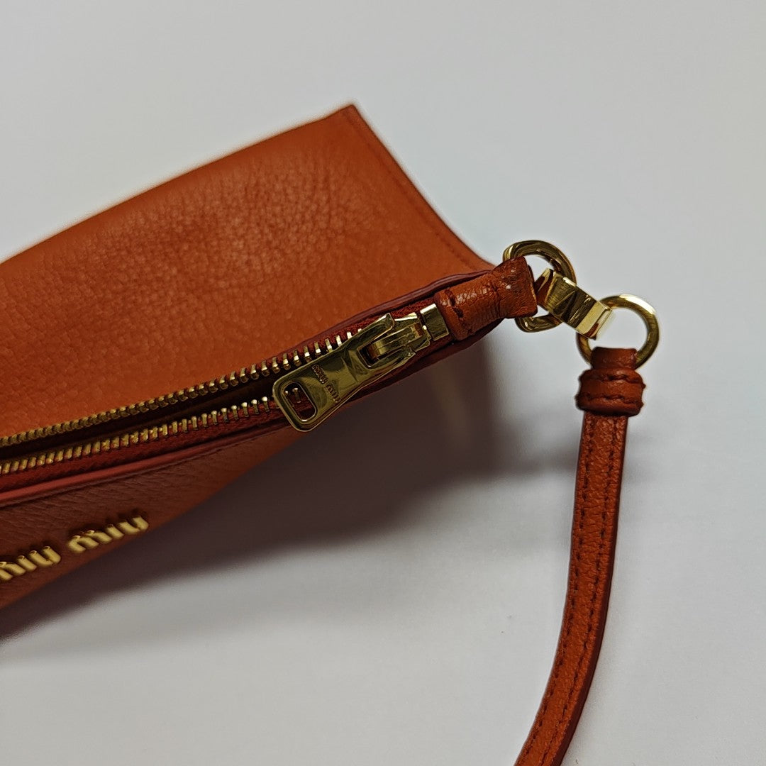 Matelassé Calfskin Orange