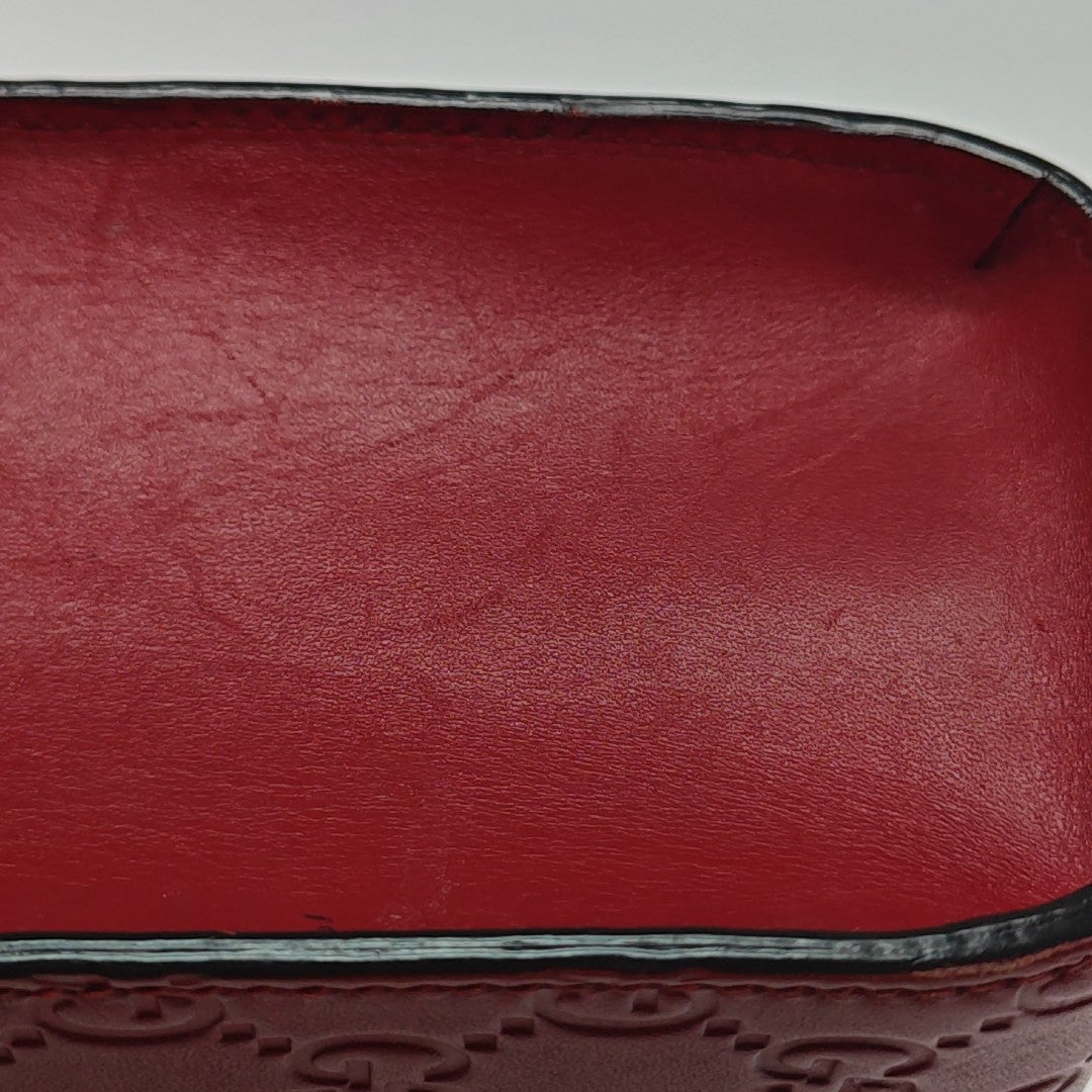Padlock Small Monogram Calfskin Red