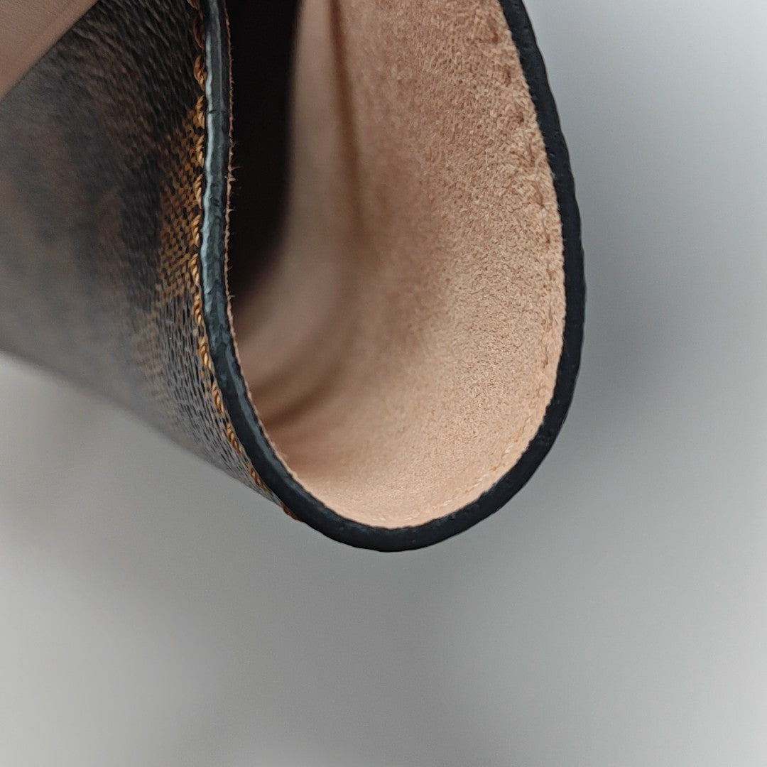 NÉONOÉ MM Damier Ebene Coated Canvas Brown