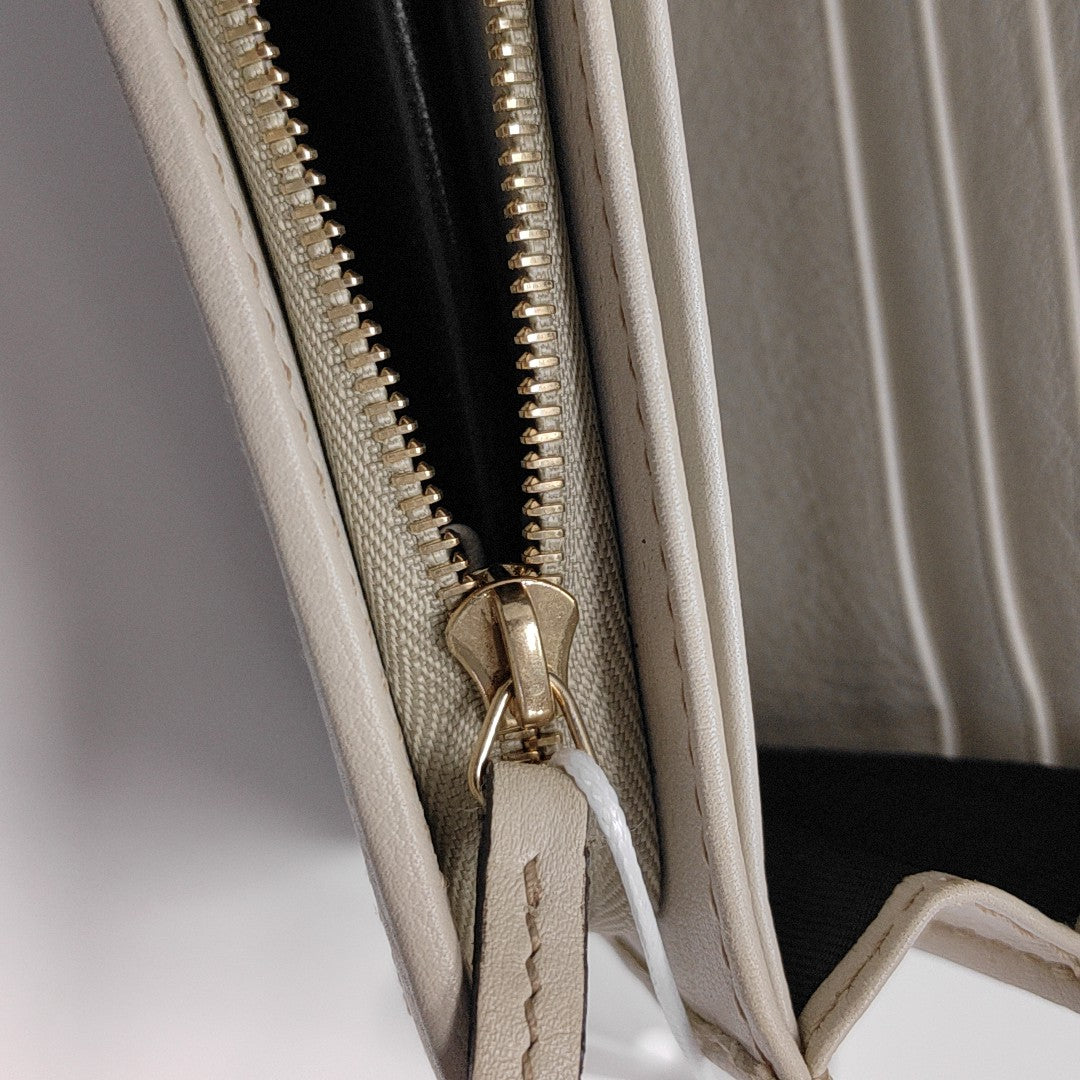 Calfskin Wallet White