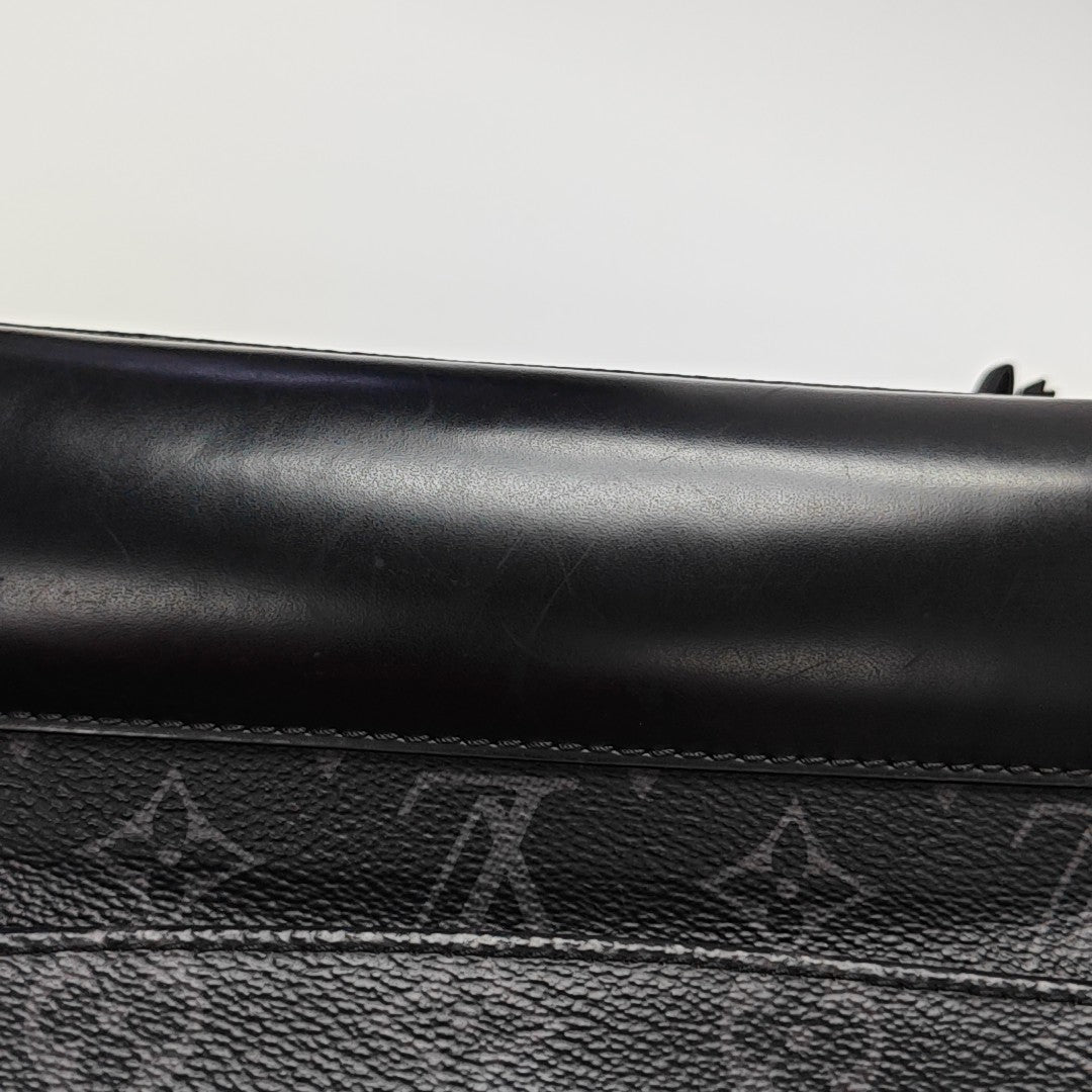 VOYAGER PM Monogram Coated Canvas Black