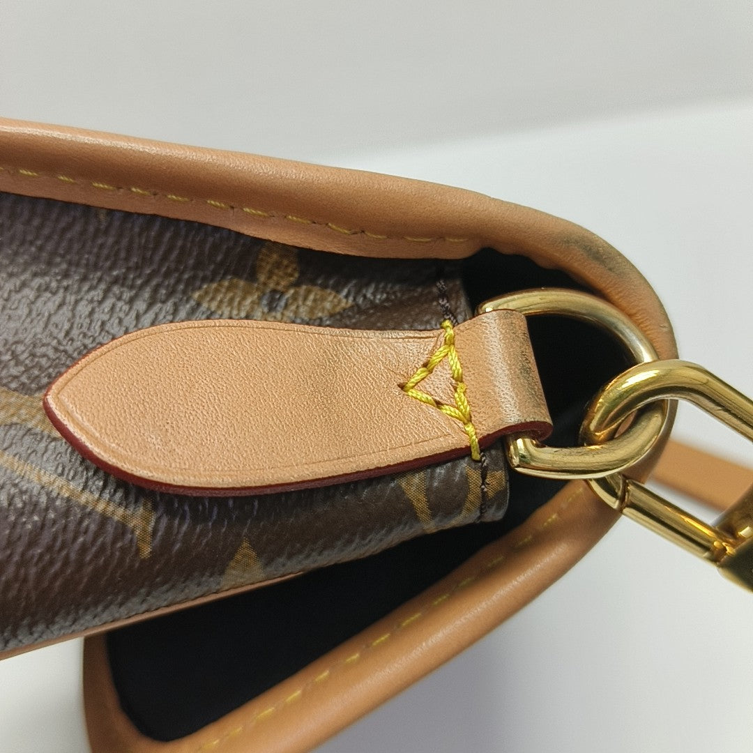DIANE Monogram Coated Canvas Brown