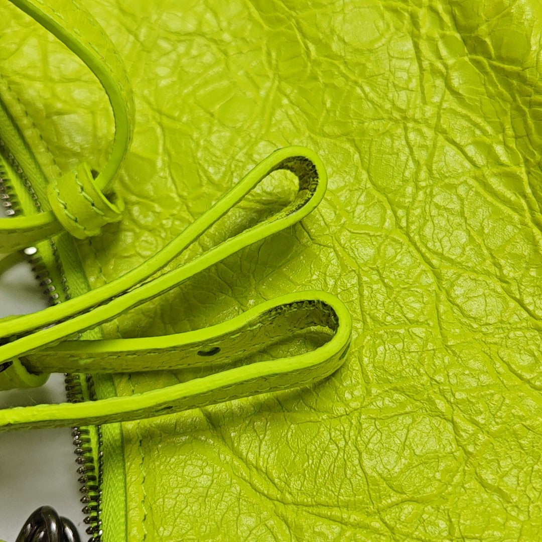 Le Cagole Mini Calfskin Green