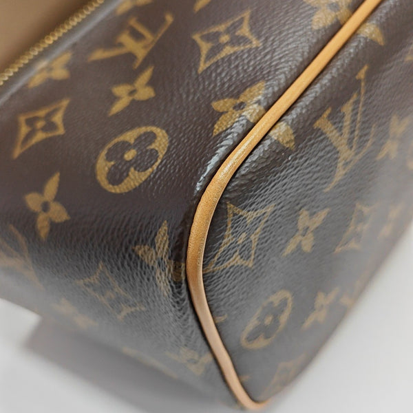 NICE Mini Monogram Coated Canvas Brown