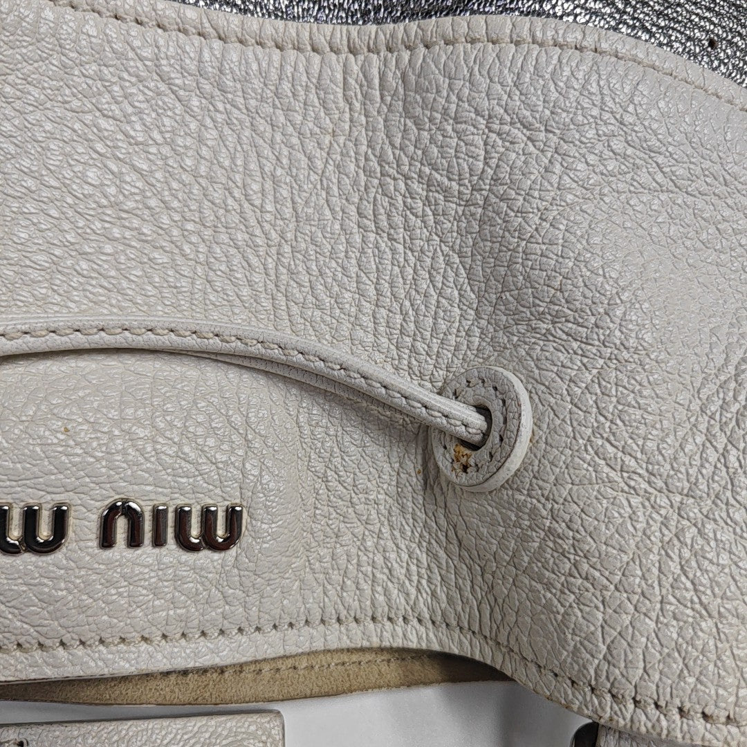Madras Calfskin Silver