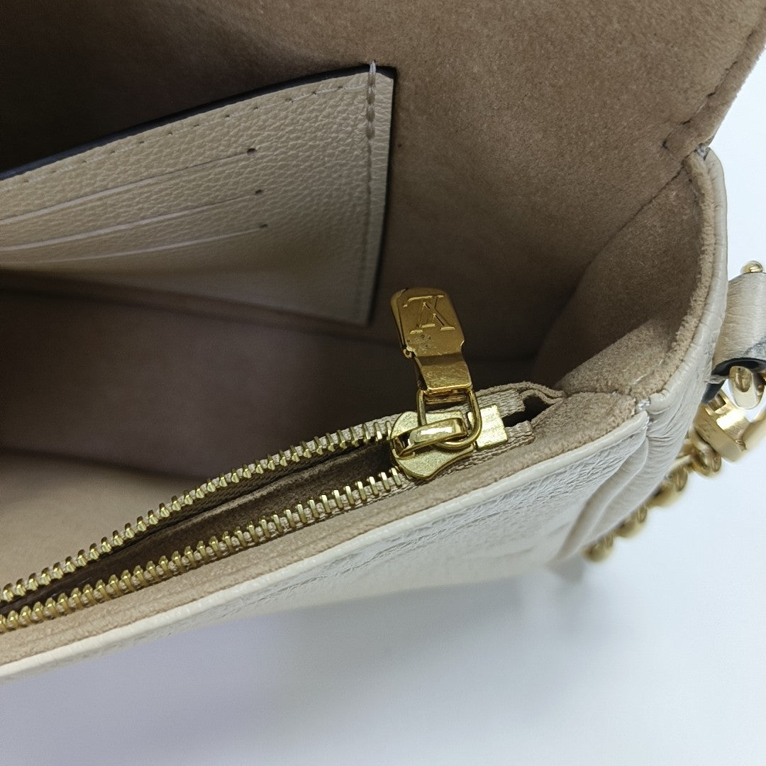 IVY Monogram Calfskin Beige