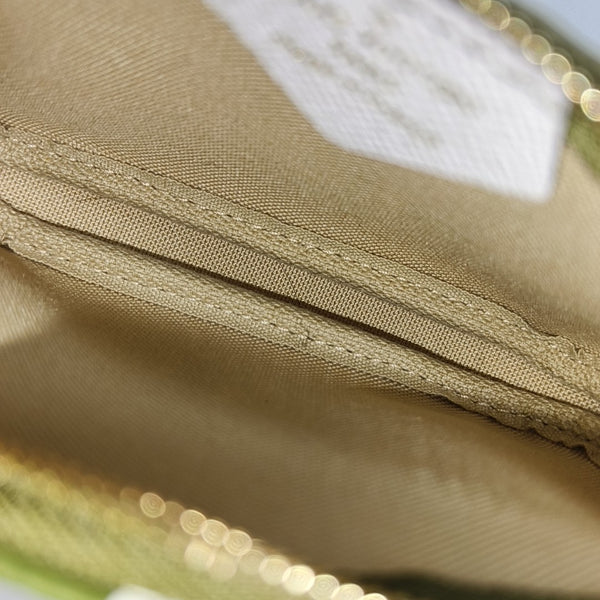 Authenticated pre-owned  ACCESSOIRES Mini Monogram Coated Canvas Green - Clutch at Looply