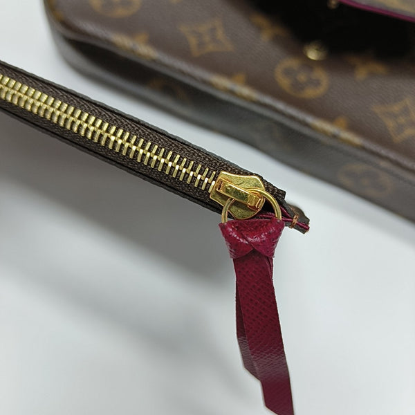 FÉLICIE Monogram Coated Canvas Brown