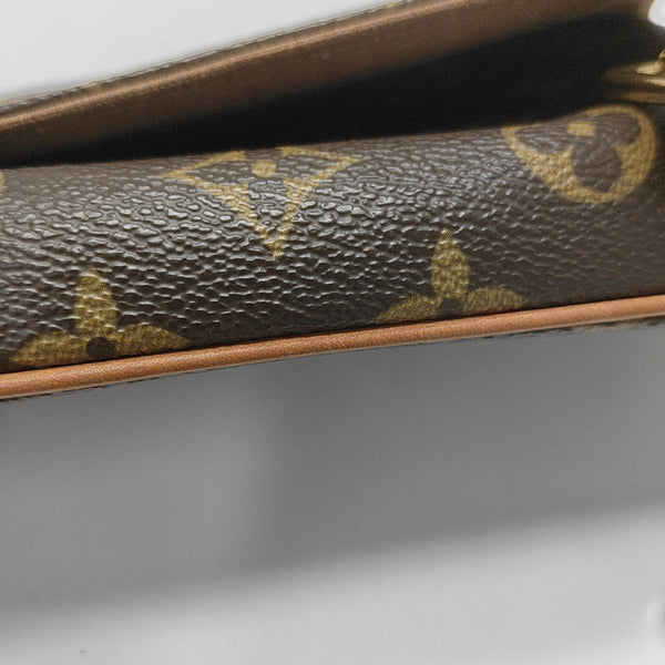 MARELLE Monogram Coated Canvas Brown