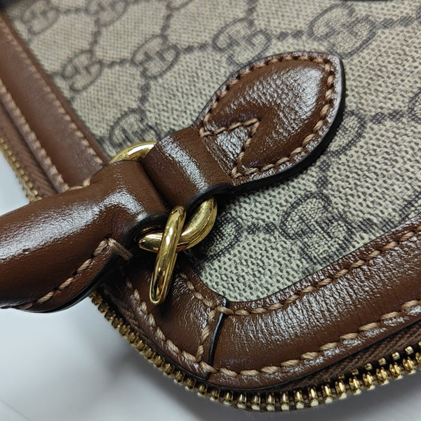 Horsebit 1955 Mini Coated Canvas Beige