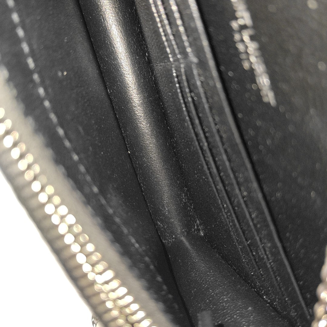 MONOGRAM Chevron Calfskin Black