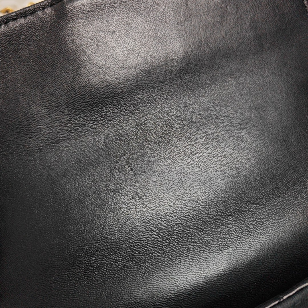 Quilted Lambskin Medium Black